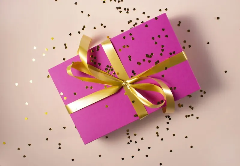 Small gift bags with custom branded tags